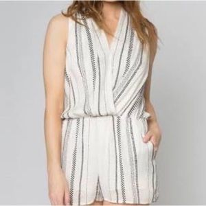 Lavender Brown sleeveless romper